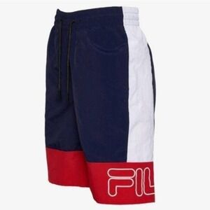 Fila Red White Blue Shorts Small New